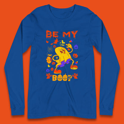 Bee My Boo Happy Halloween Boo Ghost Matching Costume Horror Scary Long Sleeve T Shirt