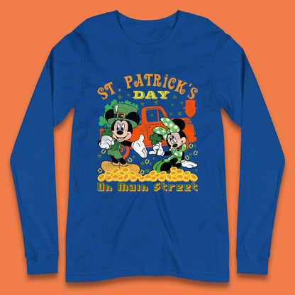 Long Sleeve Disney St Patricks Day T Shirt