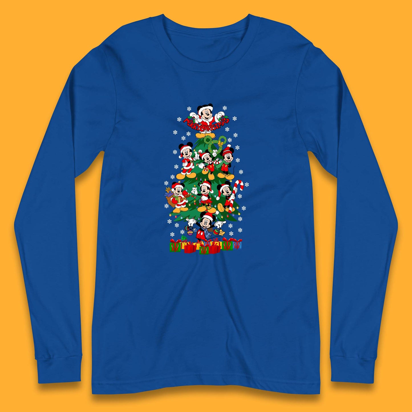 mickey mouse christmas tee