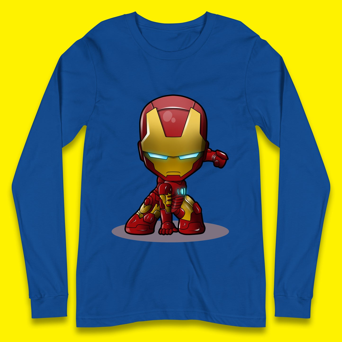 Marvel Avenger Iron Man Movie Character Ironman Costume Superhero Marvel Comics Long Sleeve T Shirt