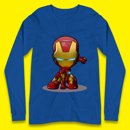 Marvel Avenger Iron Man Movie Character Ironman Costume Superhero Marvel Comics Long Sleeve T Shirt