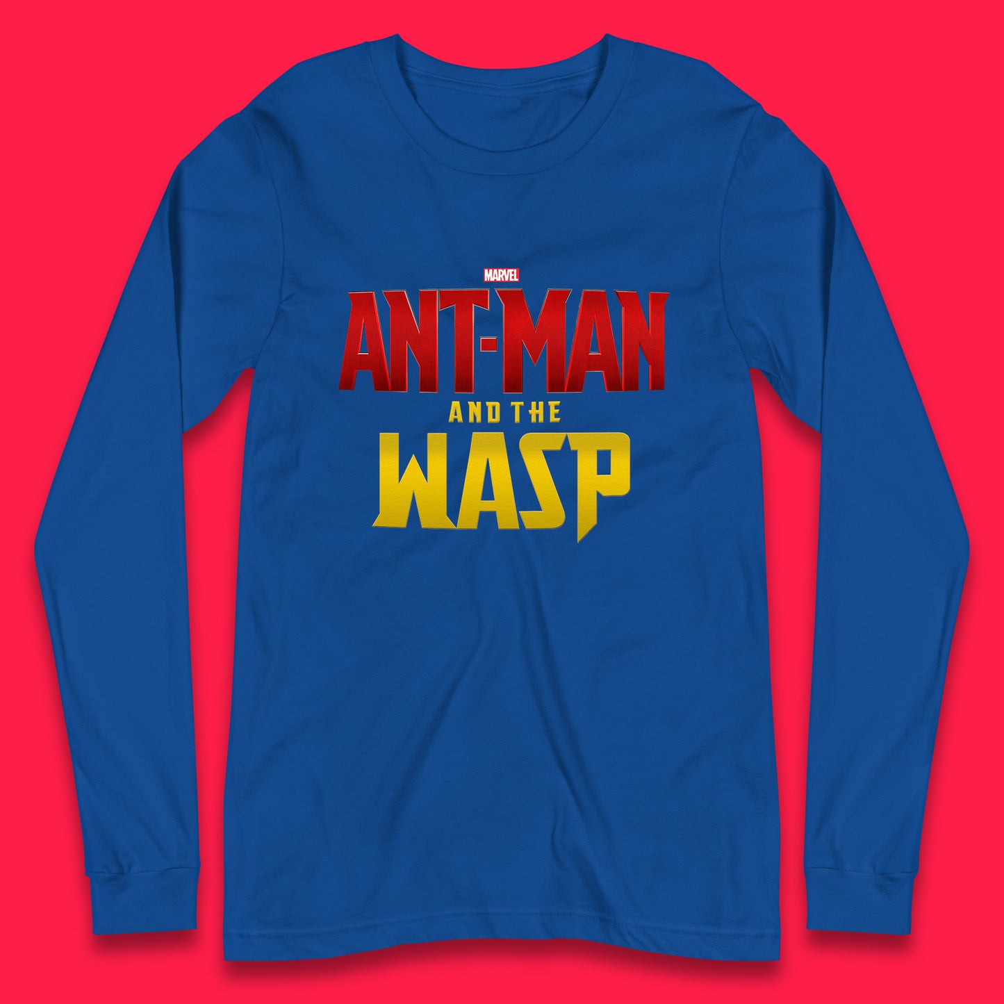 Marvel Ant Man and The Wasp American Comic Superhero Marvel Avengers Movie Long Sleeve T Shirt