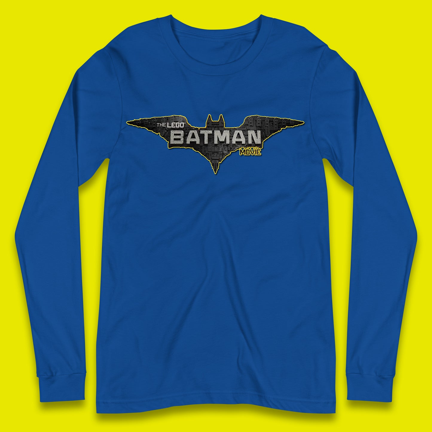 The Lego Batman Movie Computer Animated Superhero Comedy Film DC Comics Lego Batman Long Sleeve T Shirt