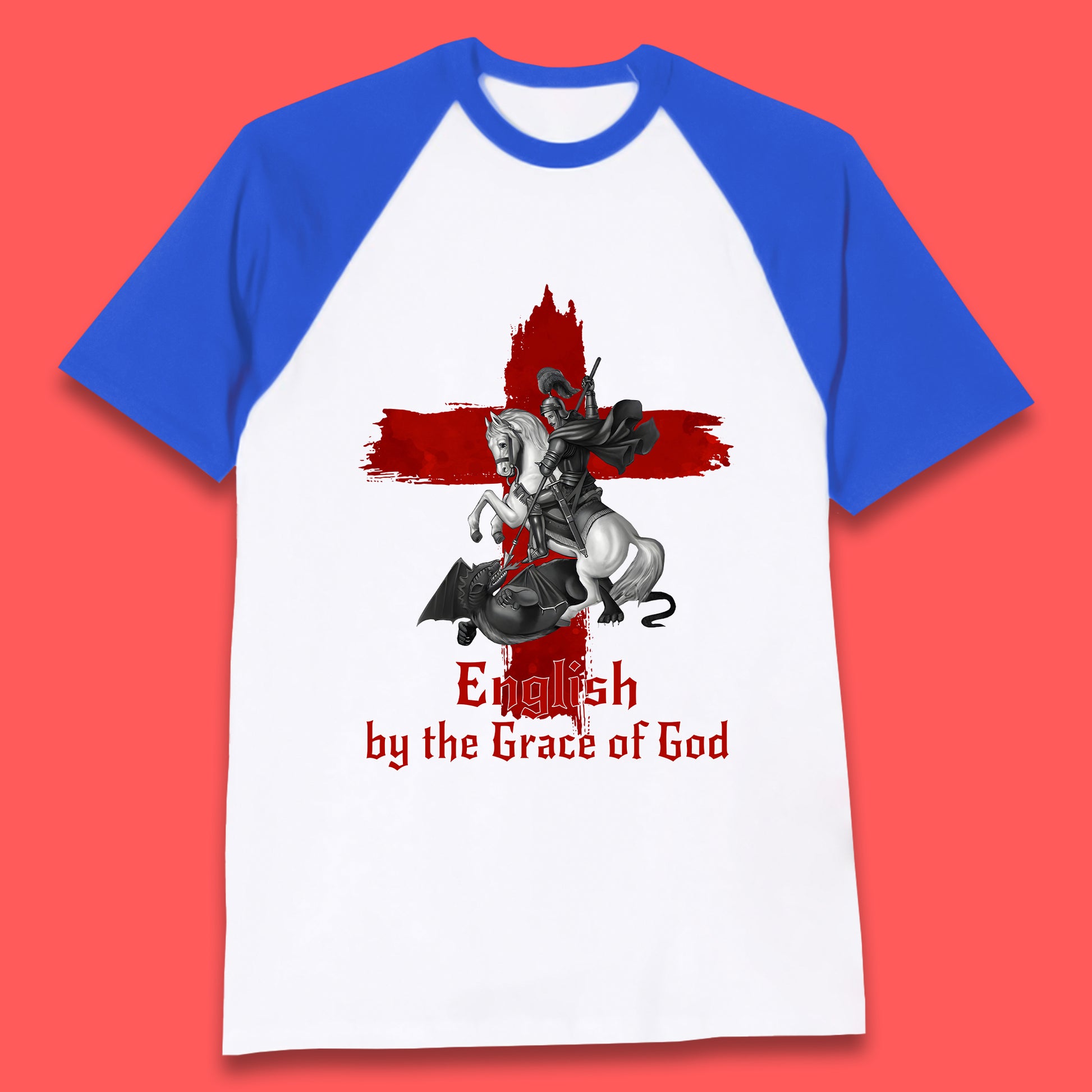 Saint George's Day Baseball T-Shirt