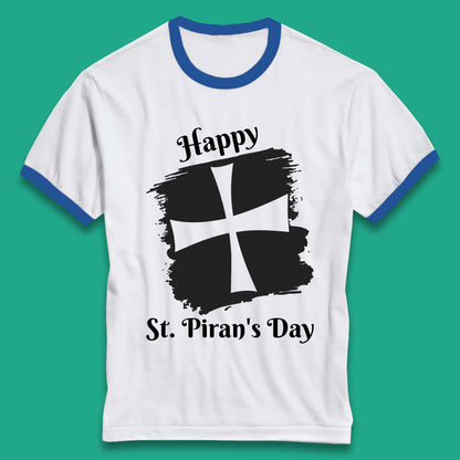 Saint Piran's Day Ringer T-Shirt