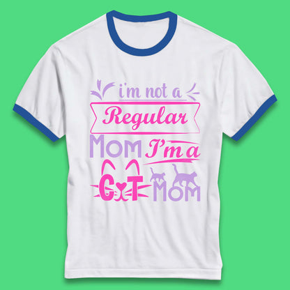 I'm A Cat Mom Ringer T-Shirt