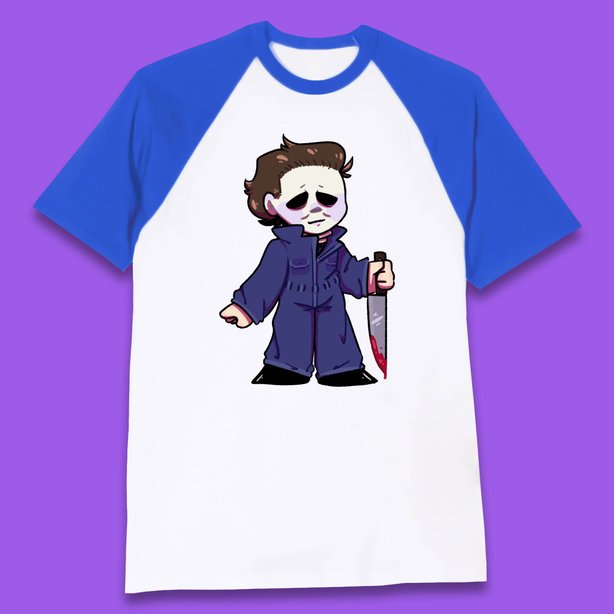 Chibi Michael Myers Holding Bloody Knife Halloween Serial Killer Horro ...