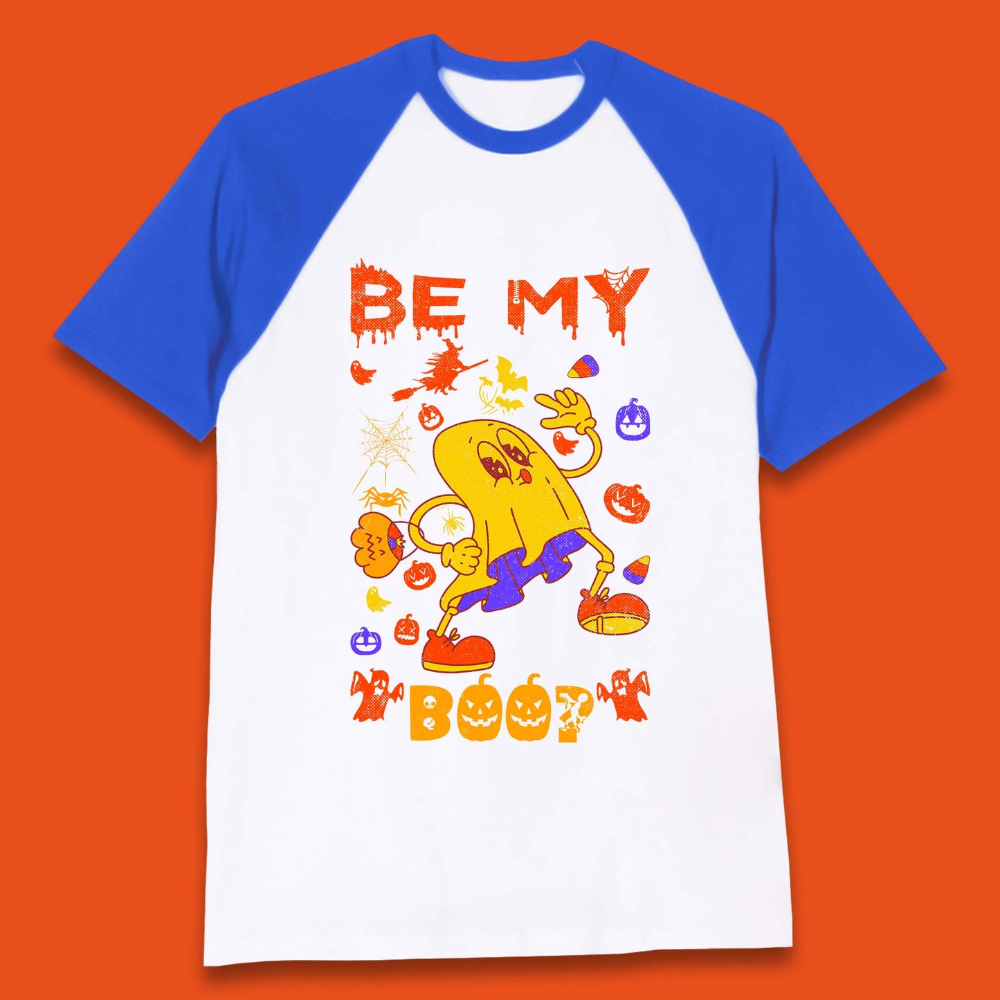 Bee My Boo Happy Halloween Boo Ghost Matching Costume Horror Scary Baseball T Shirt