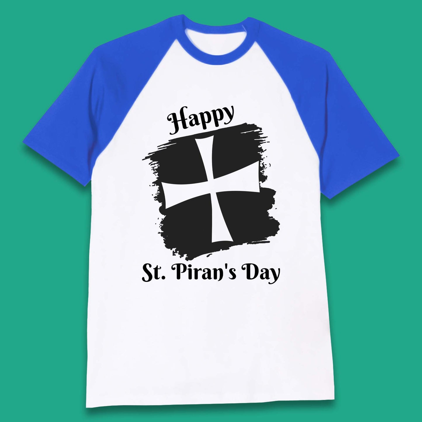 Saint Piran's Day Baseball T-Shirt