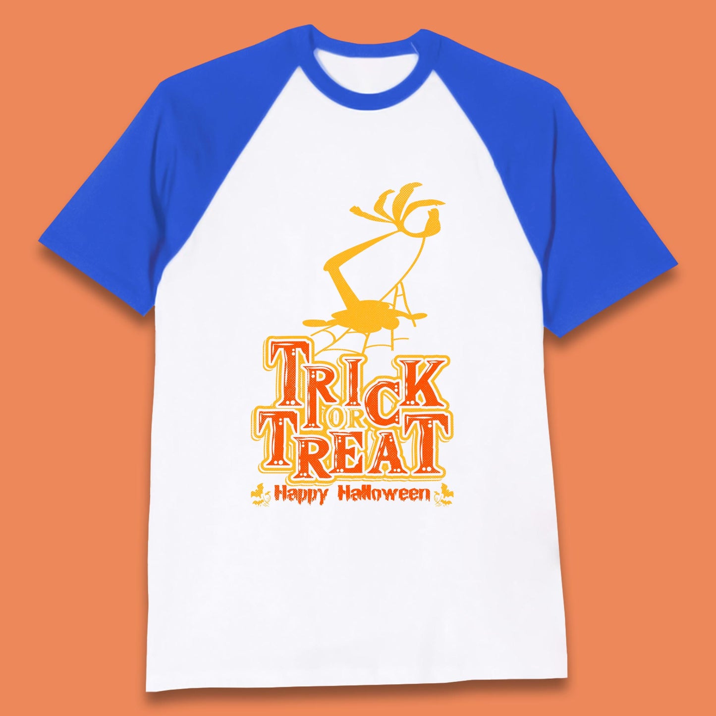 Happy Halloween Trick Or Treat Horror Scary Spooky Season Baseball T Shirt