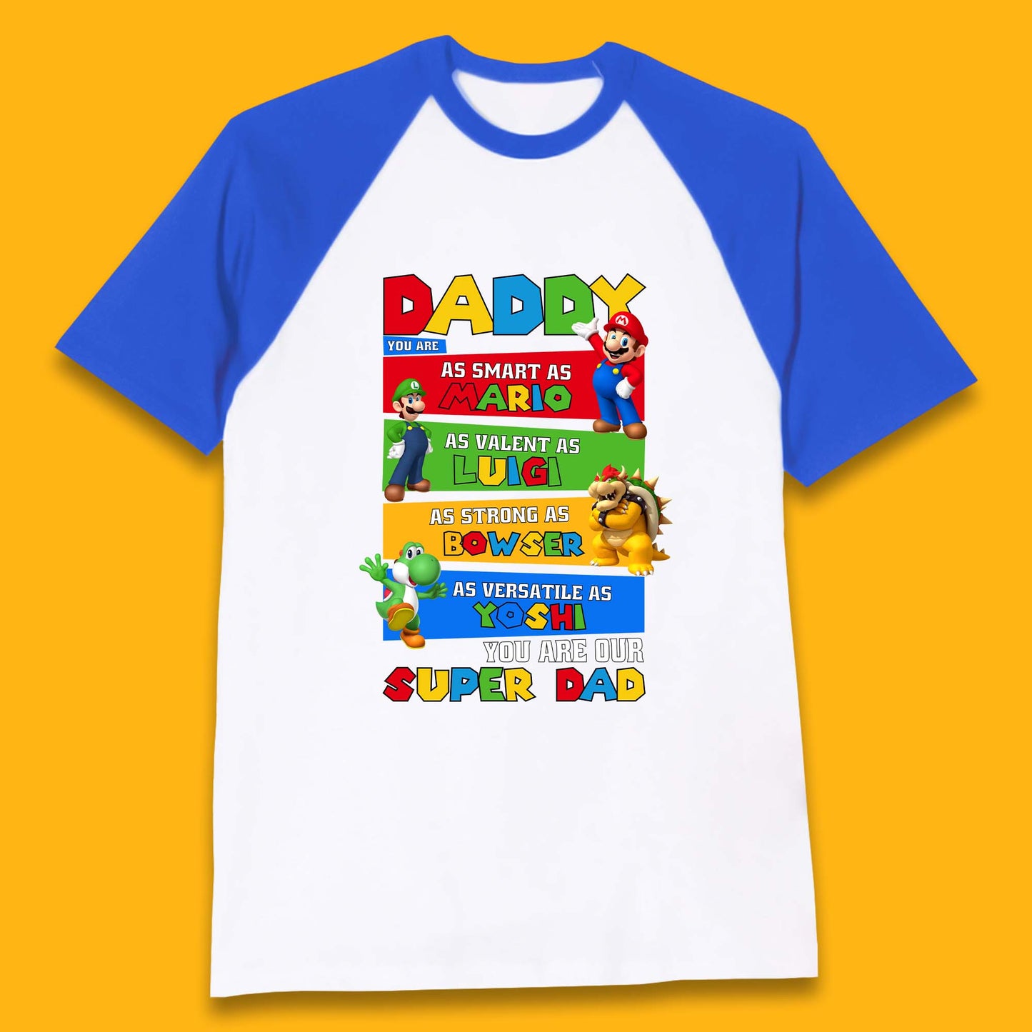 Super Dad Baseball T-Shirt