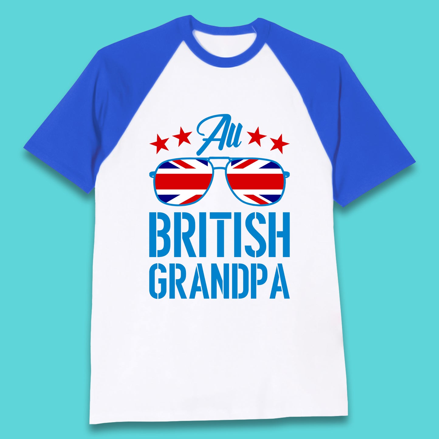 British Grandpa Baseball T-Shirt