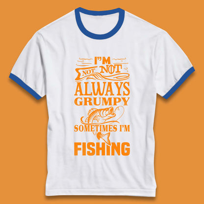 Grumpy Fisherman Ringer T-Shirt