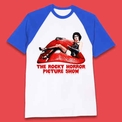 The Rocky Horror Show Halloween Horror Movie Red Lips Baseball T Shirt