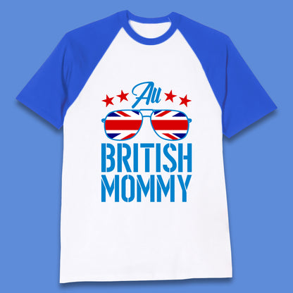 British Mommy Baseball T-Shirt