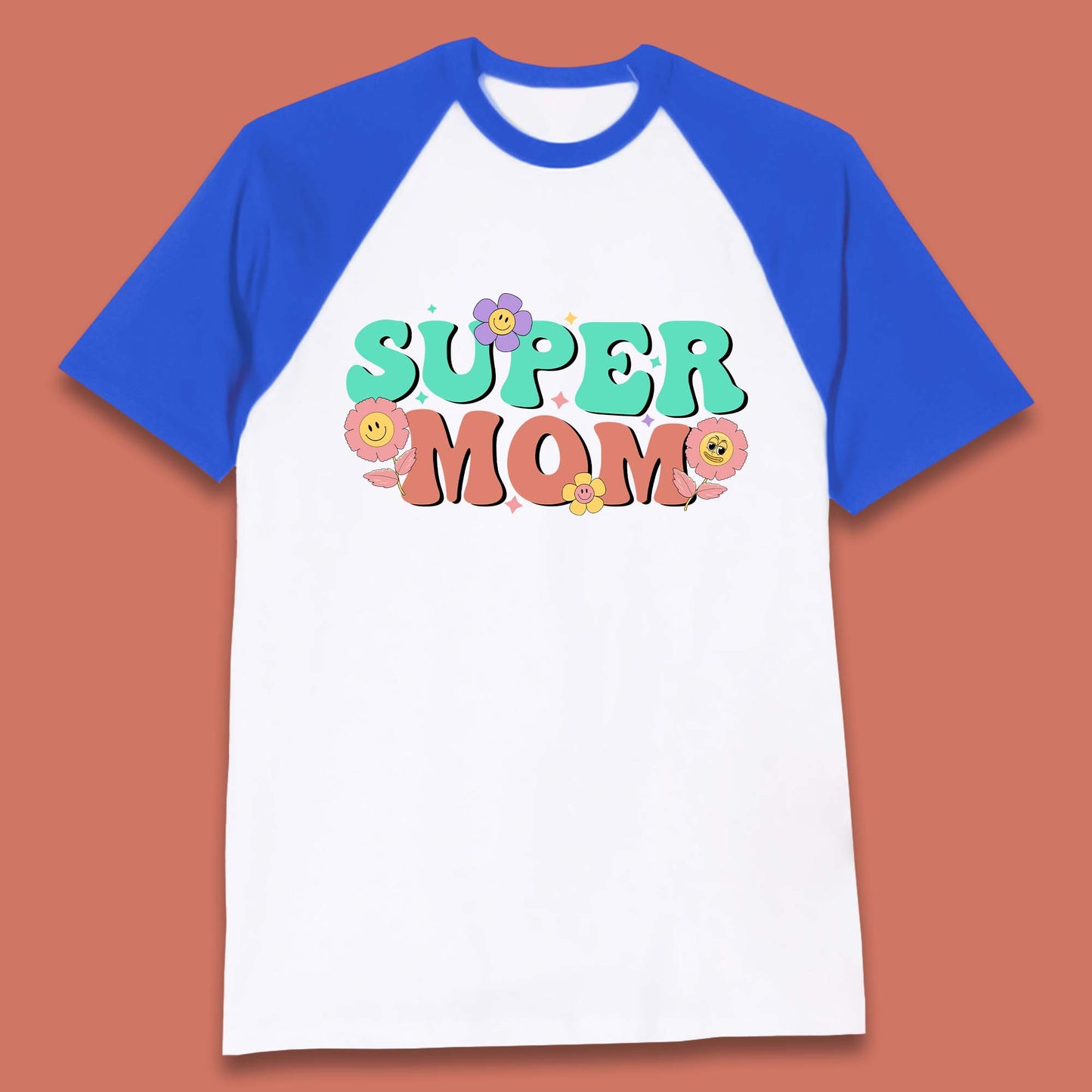 Super Mom Baseball T-Shirt