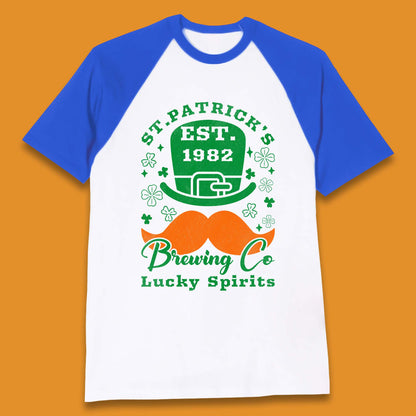 St. Patrick's EST 1982 Brewing Co Baseball T-Shirt