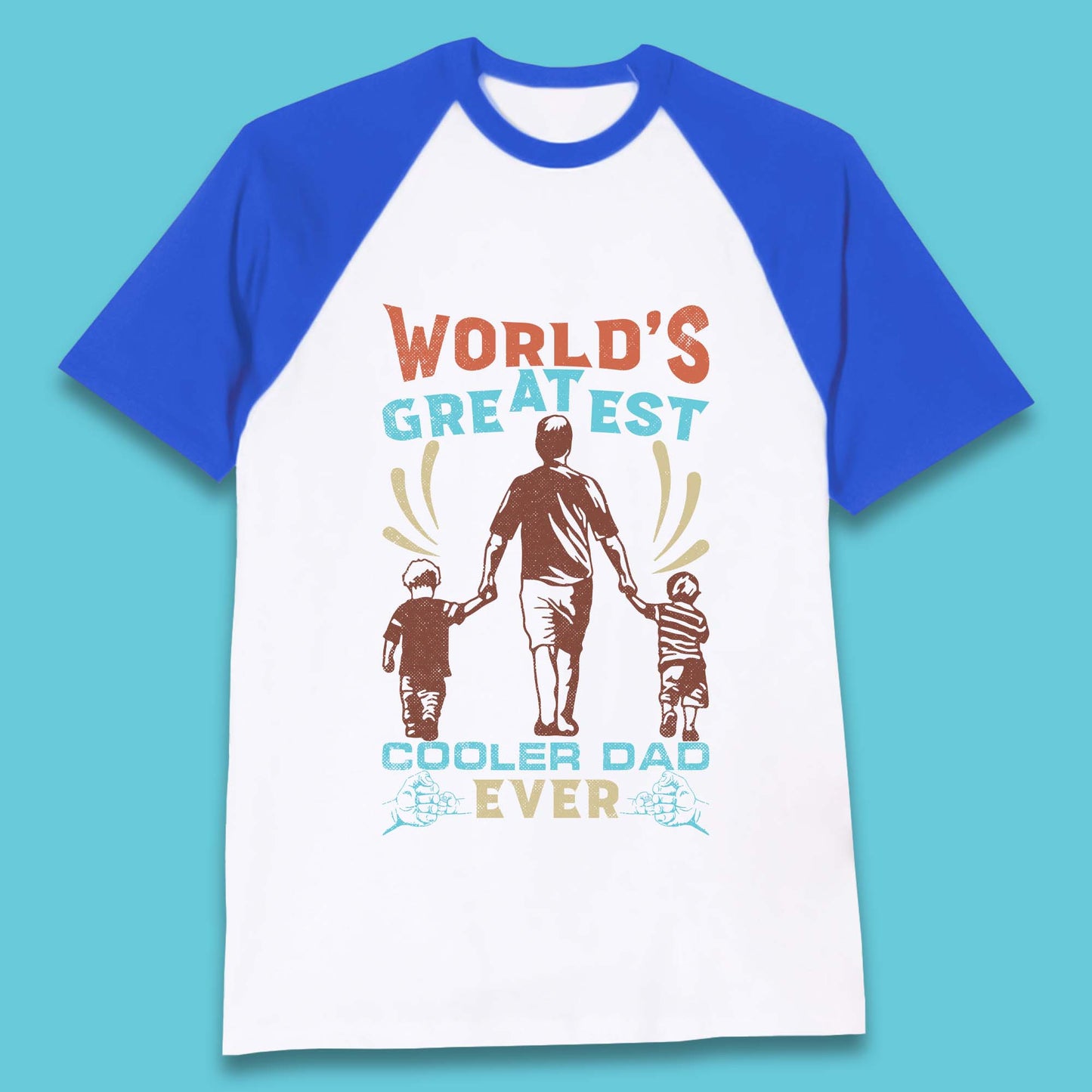 World Greatest Cooler Dad Ever Baseball T-Shirt