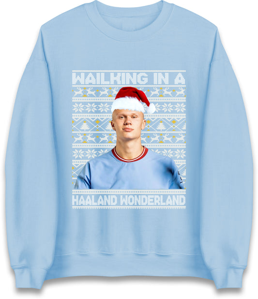 erling haaland christmas sweatshirt