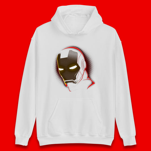 Marvel Avengers Iron Man Portrait Art Superhero Comic Book Character Iron-Man Marvel Comics Unisex Hoodie