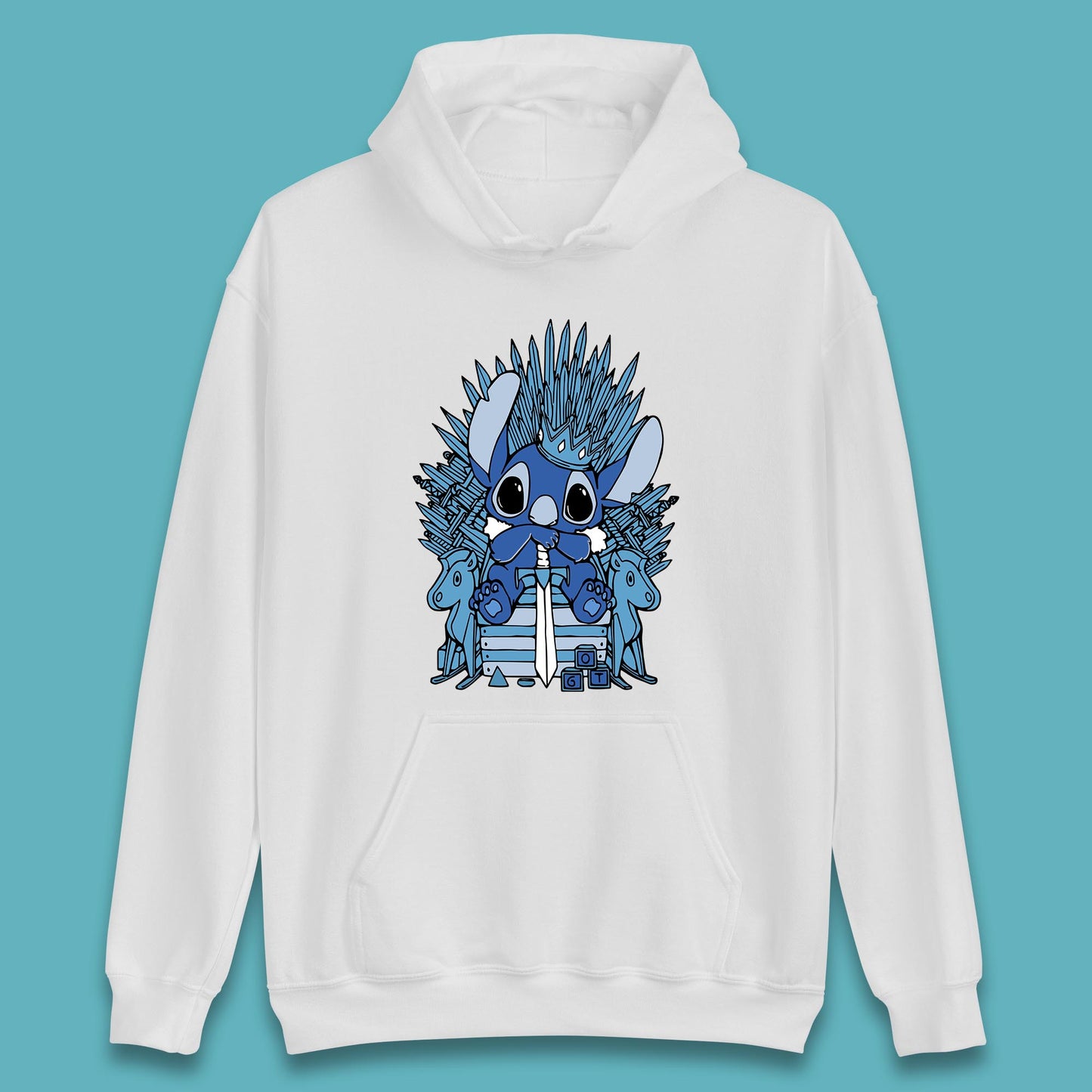 Disney Stitch Game Of Thrones Movie Parody The Throne Lilo And Stitch Unisex Hoodie