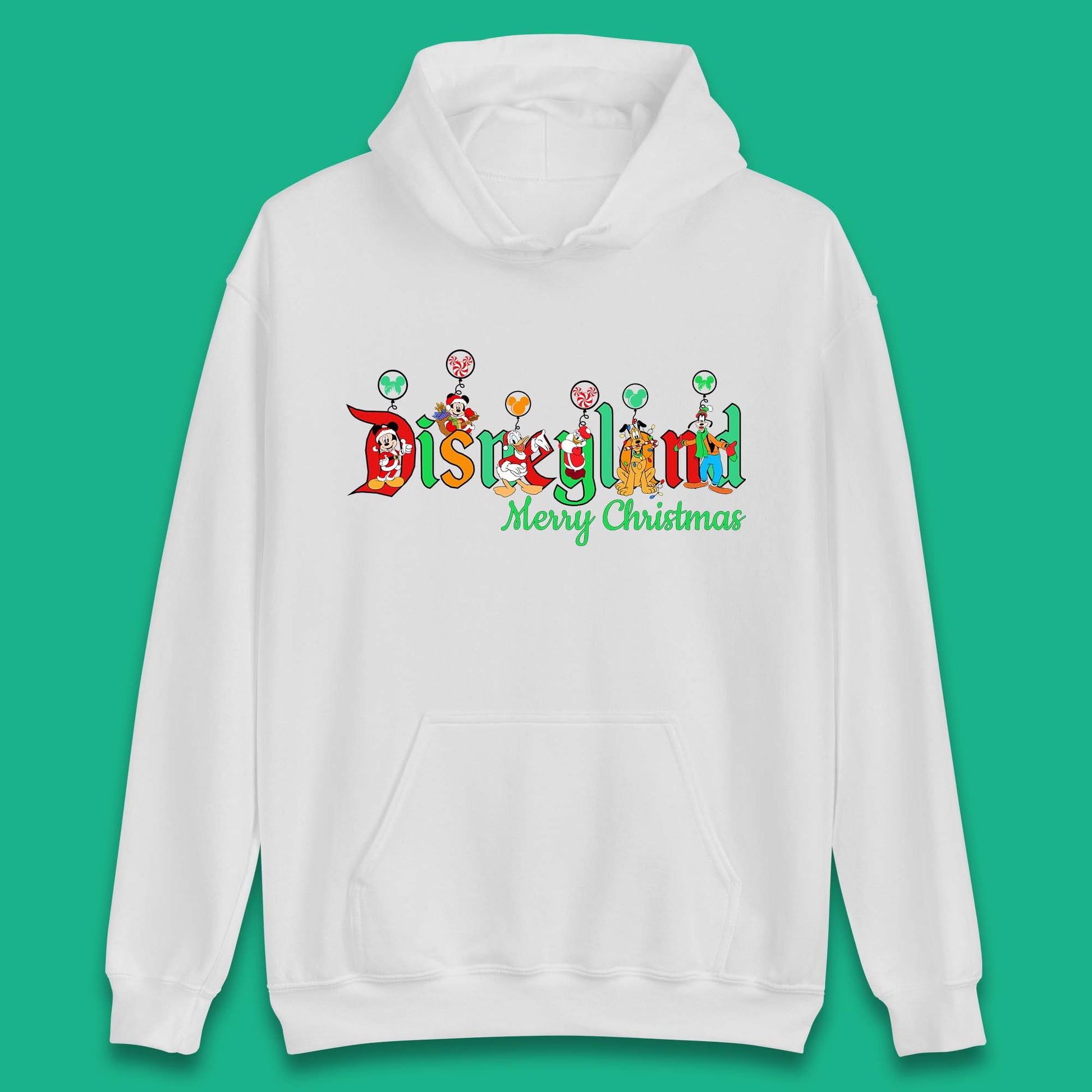 disneyland merry christmas disney mickey and friends hoodie