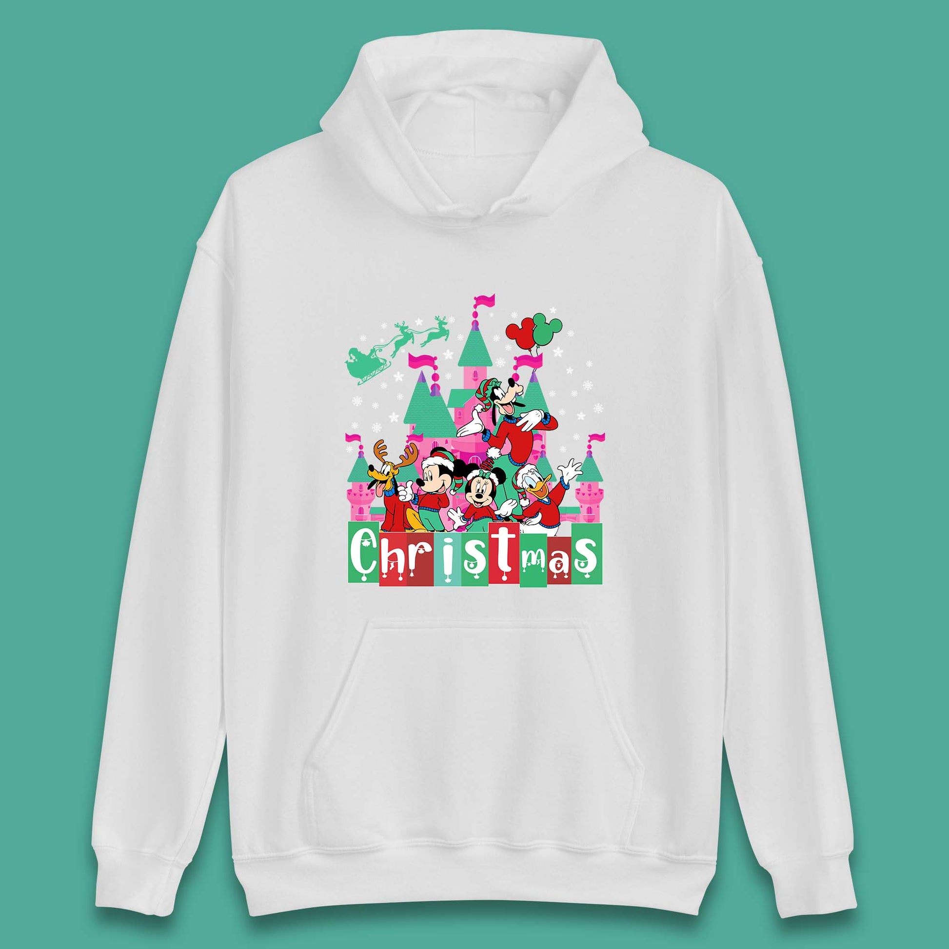 christmas disneyland hoodie