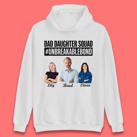 Personalised Dad Daughter Squad Unisex Hoodie