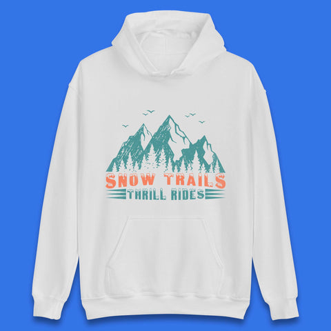Snow Trail Thrill Rides Unisex Hoodie