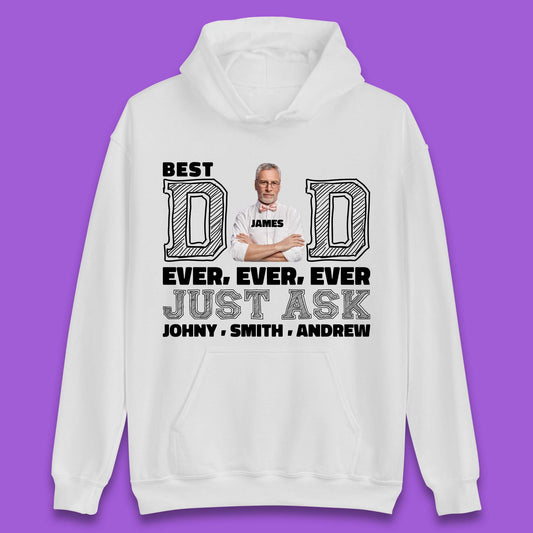 Personalised Best Dad Ever Unisex Hoodie