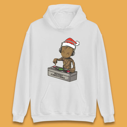 Baby Groot DJ Christmas Unisex Hoodie