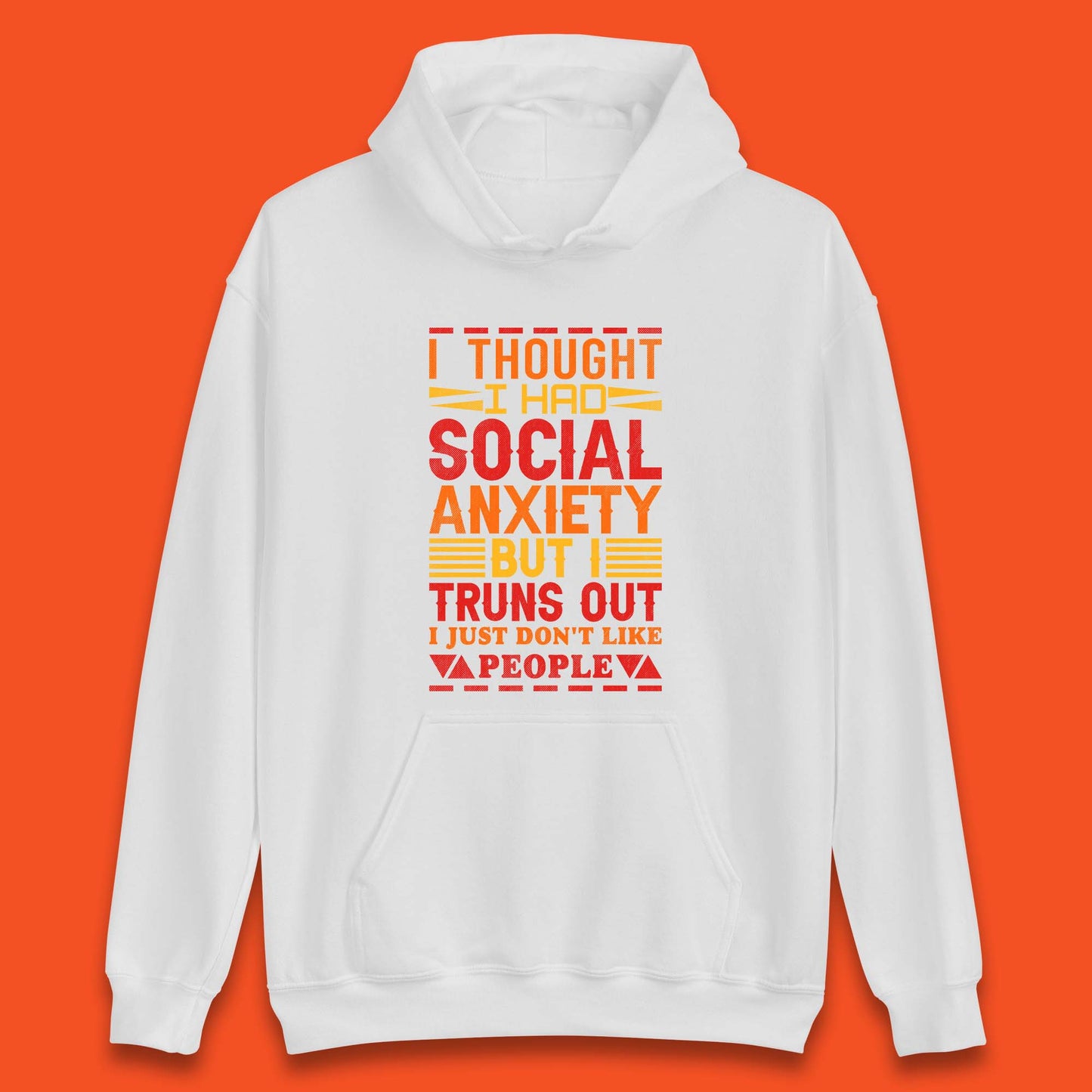 Social Anxiety Unisex Hoodie