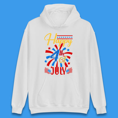 Happy 4th Of July USA Independence Day Celebration Patriotic Unisex Hoodie