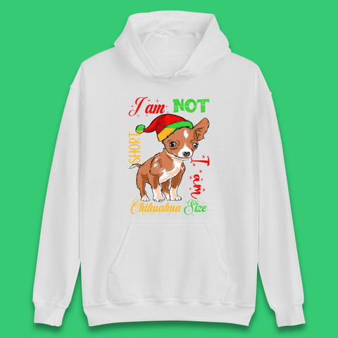 Chihuahua Size Christmas Unisex Hoodie