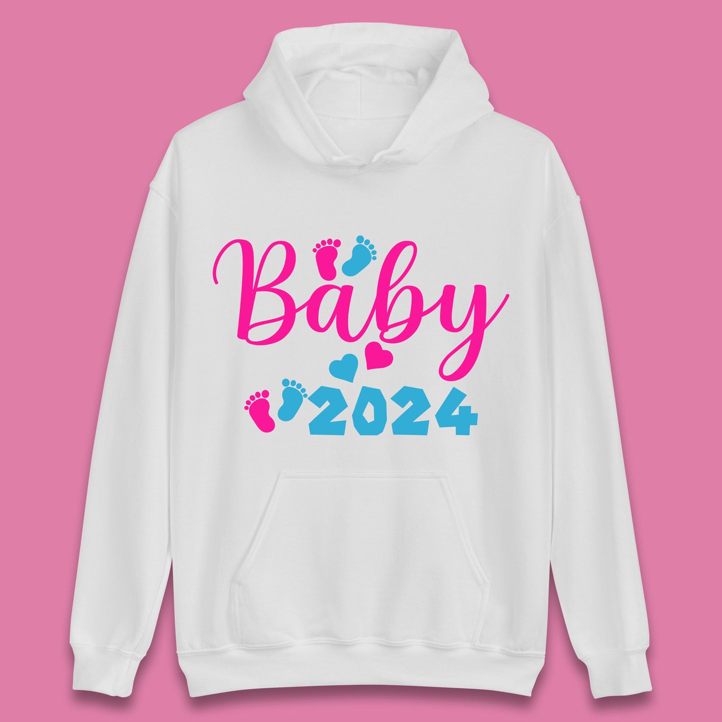 Baby 2024 Pregnancy Announcement Unisex Hoodie