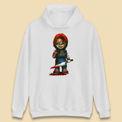 Chucky Mug Shot Chicago Police Dept Ray Charles Lee Chucky Halloween Horror Movie Unisex Hoodies