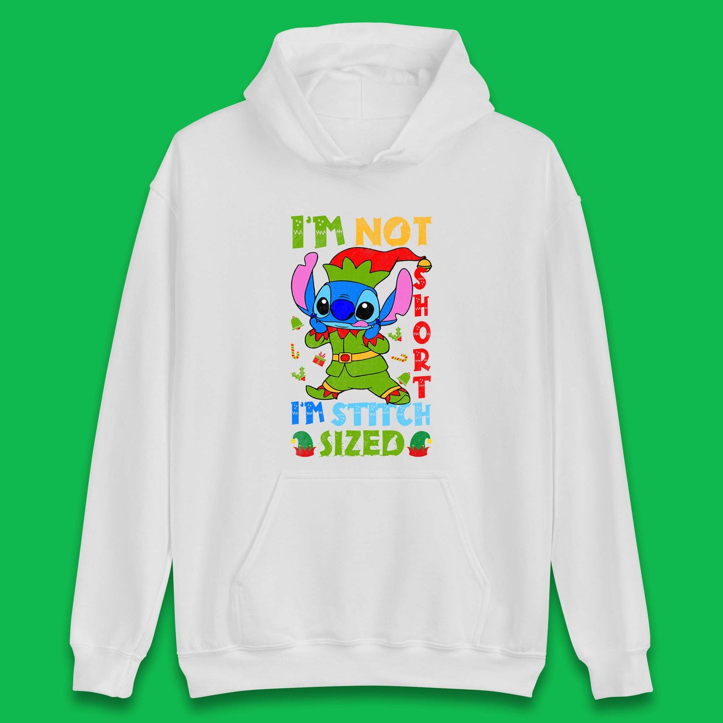 Elf Stitch Christmas Unisex Hoodie