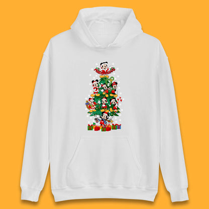 mickey mouse christmas tree hoodie