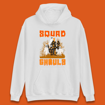 Squad Ghouls Halloween Boo Ghost Horror Scary Haunted House Unisex Hoodie