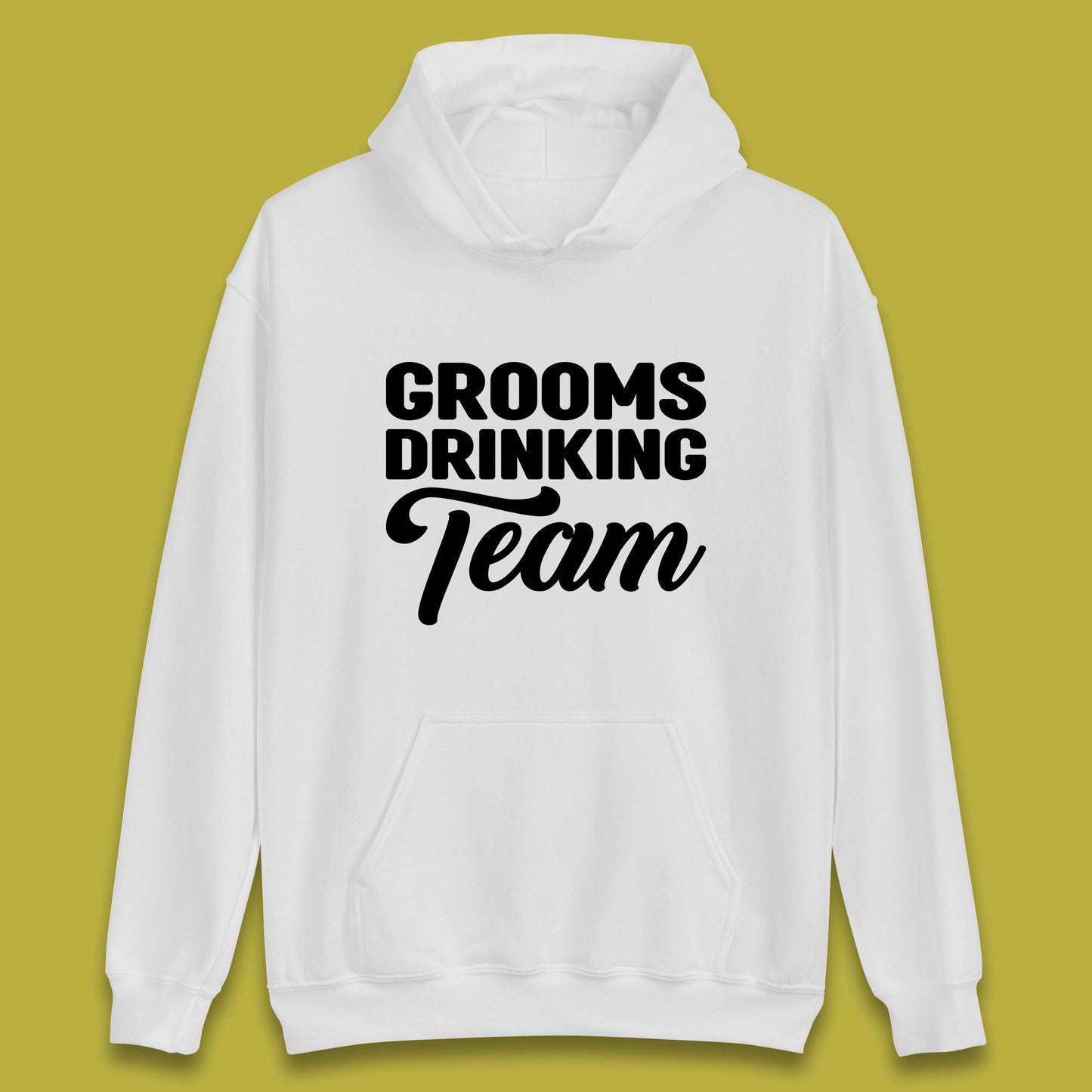 Groom Drinking Team Funny Bachelor Party Wedding Drinking Team Unisex Hoodie