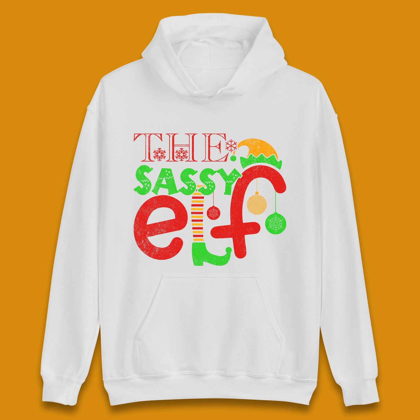 The Sassy Elf Christmas Unisex Hoodie