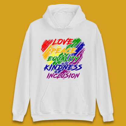 Love Peace Equality Unisex Hoodie