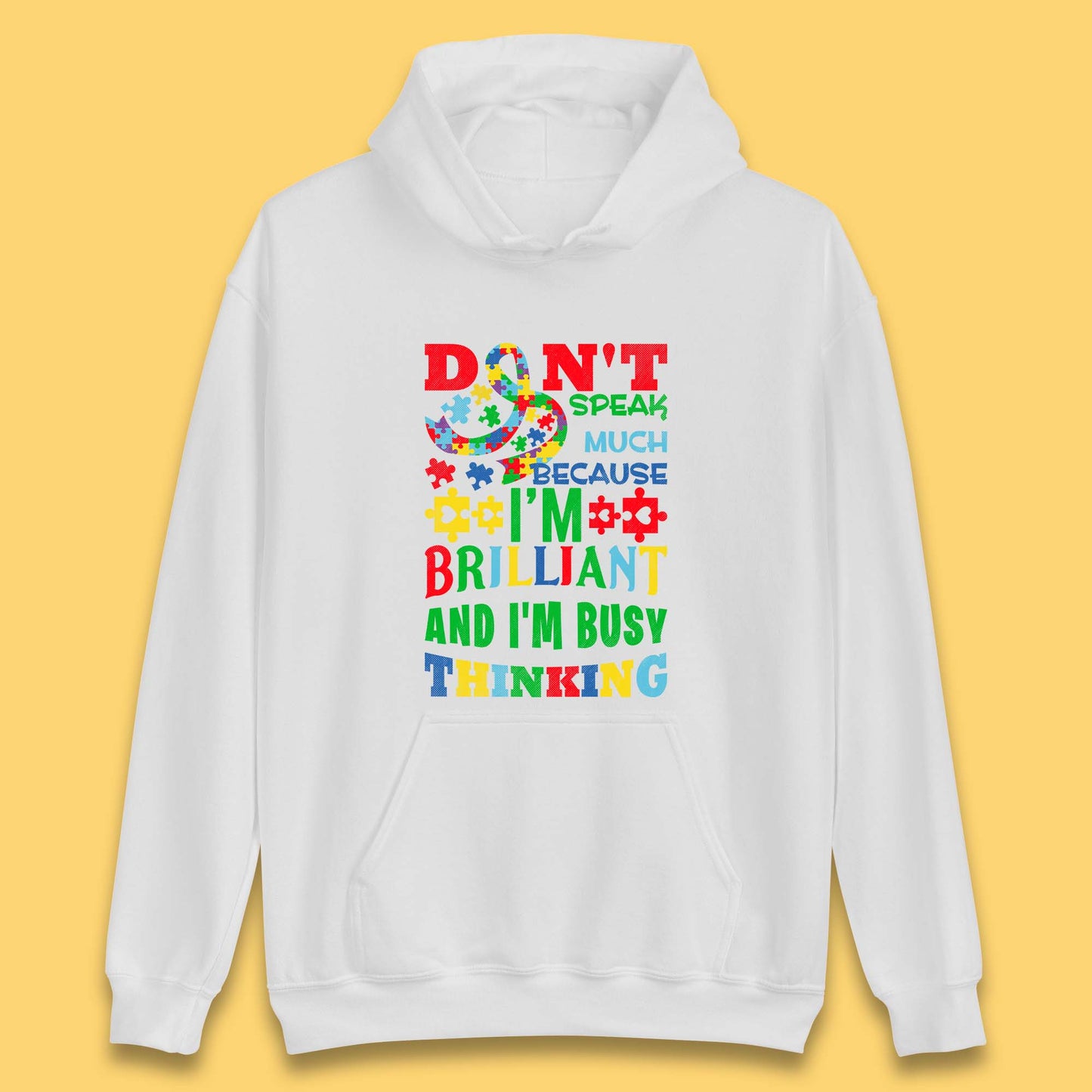 Autism Busy Thinking Unisex Hoodie