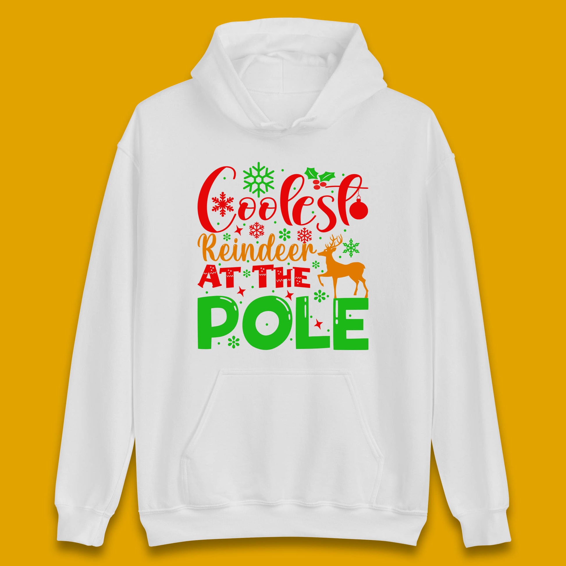 coolest reindeer hoodie