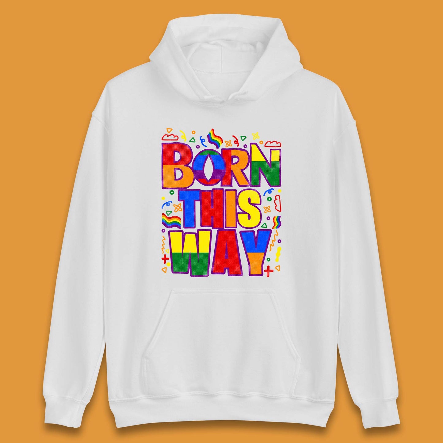 Lgbt Born This Way Unisex Hoodie