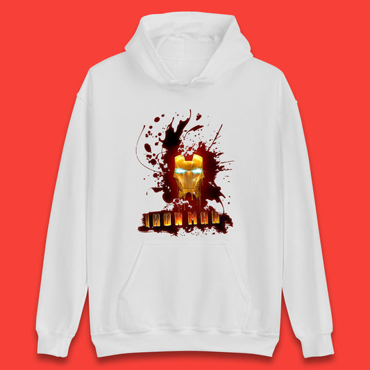 Marvel Avengers Iron Man Face Logo Avengers Endgame Superheros Movie Unisex Hoodie