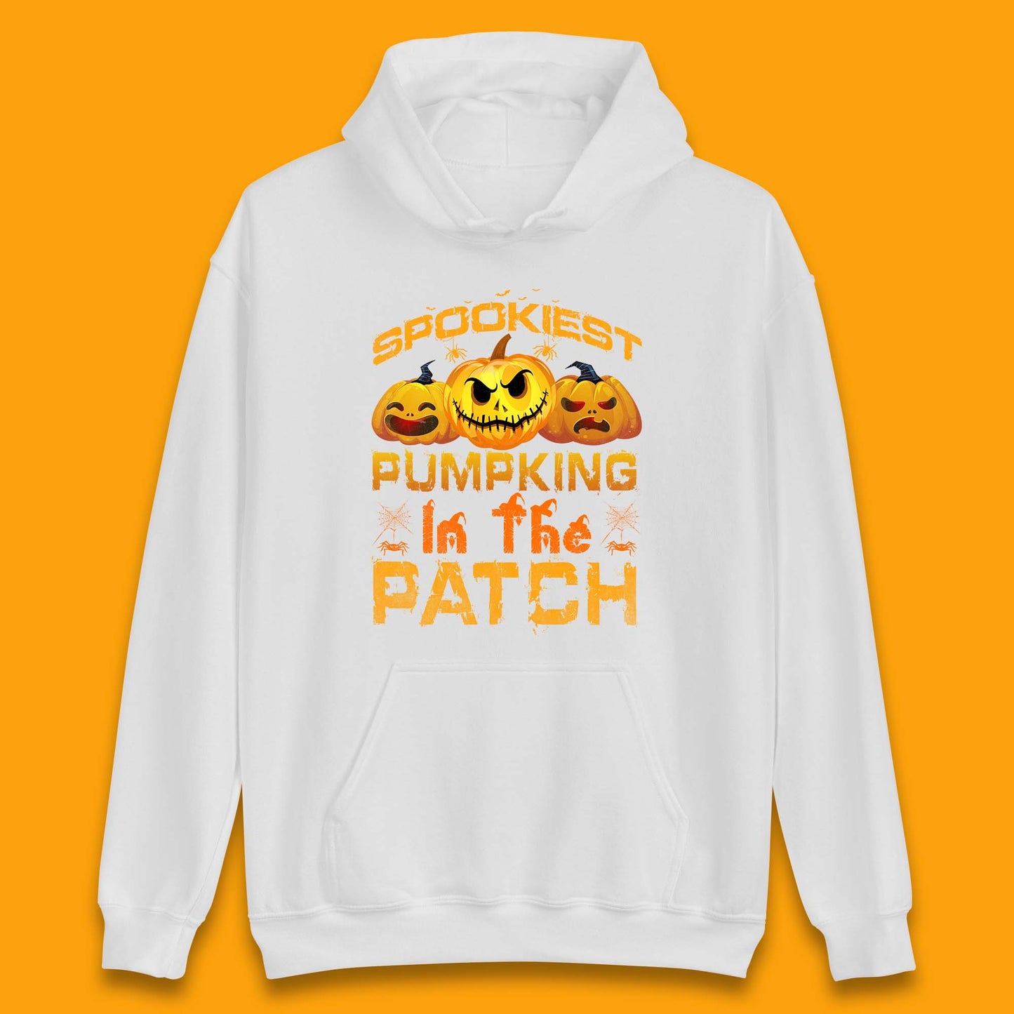 Spookiest Pumpkin In The Patch Spooky Season Happy Halloween Unisex Hoodie