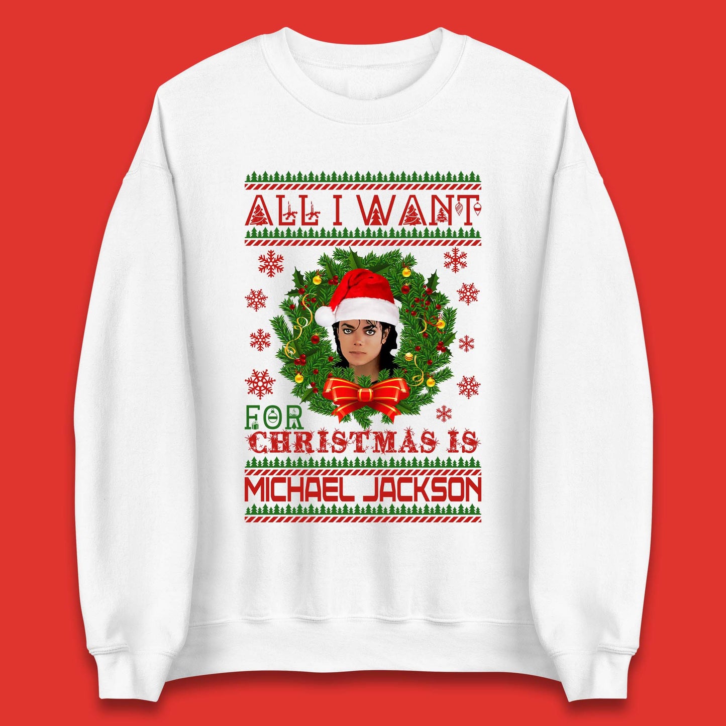 Michael Jackson Christmas Sweater