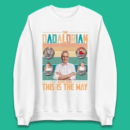 Personalised The Dadalorian Unisex Sweatshirt