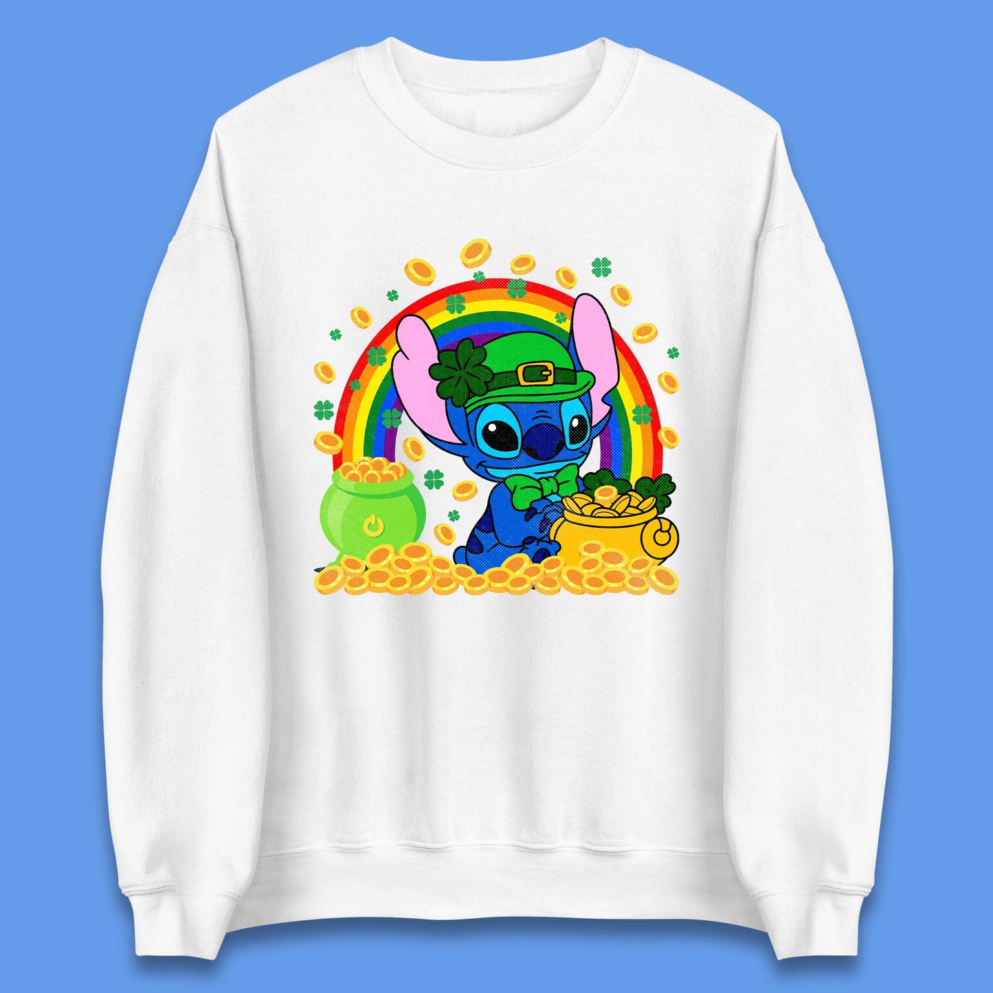 Disney Stitch St Patrick's Day Unisex Sweatshirt